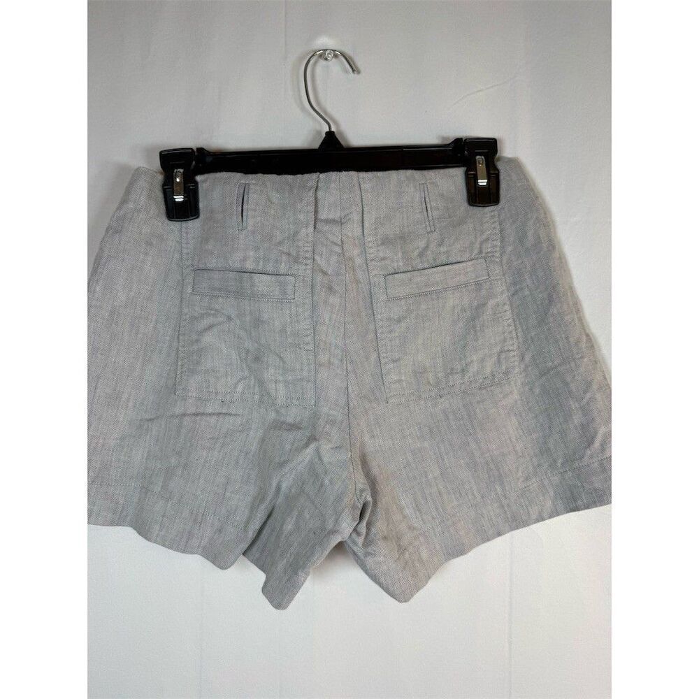 Banana Republic Shorts Womens Gray Utility Cargo Cuffed Hem Martin Fit Size 4 - Picture 9 of 11